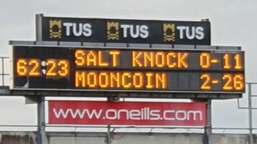 HURLING: Mooncoin 2-26 Salthill/Knocknacarra 0-11 (All-Ireland Junior Semi-Final Report and Reaction)