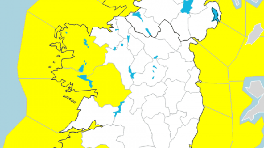 Status Yellow weather alert remains in place for Galway