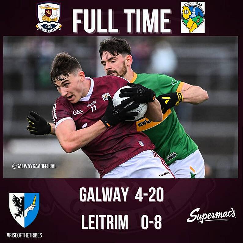 Path to The All-Ireland Senior Football Final - Galway 4-20 Leitrim 0-8