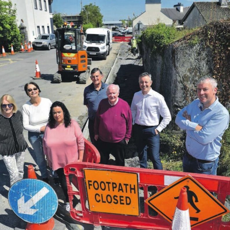 Significant footpath and public lighting project completed in Headford