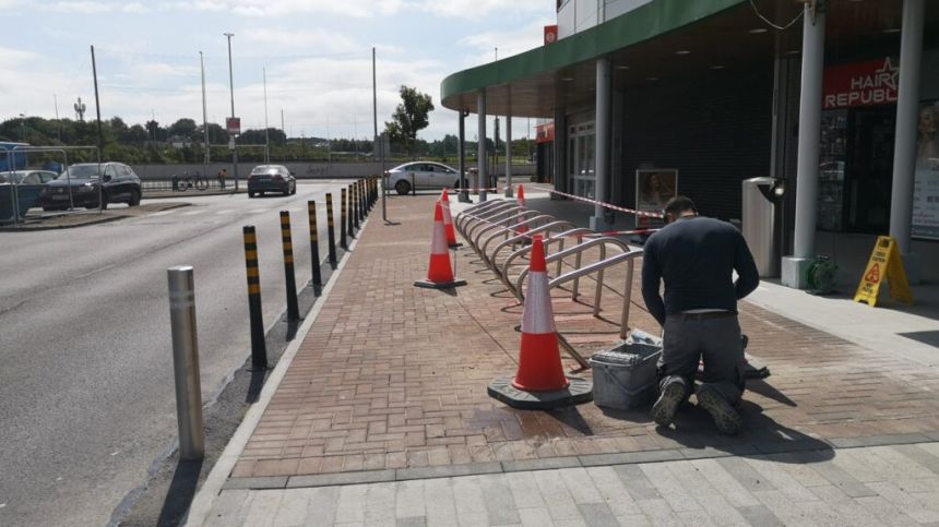 New bike parking facilities praised at Westside shopping centre