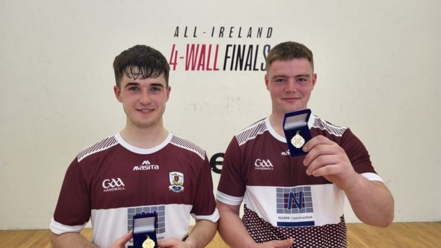 HANDBALL: Two All-Ireland Intermediate Doubles Titles for Galway