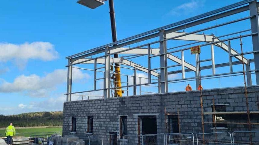 New Facilities at Creggs RFC enter final stages of construction