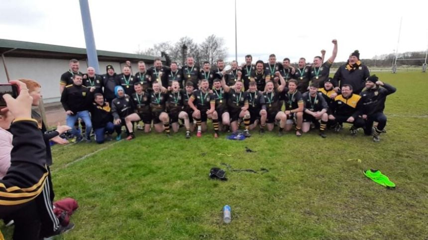 Dunmore RFC celebrate league success