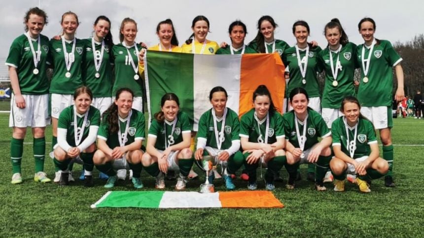 Republic of Ireland Women's Under-15 Schools win Bob Docherty Cup