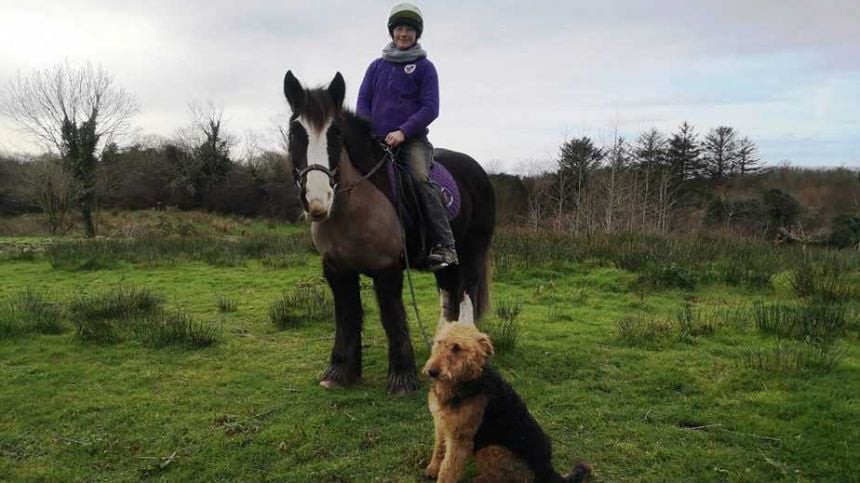 LISTEN: Horse and Rider team currently in Galway as they raise funds for Therapeutic Riding centre in West Cork