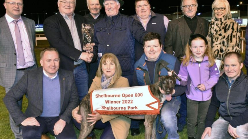 GREYHOUND RACING: Fast Fit Paddy Crowned Shelbourne Open 600 Champion