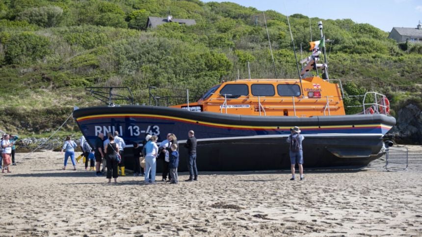 Clifden RNLI bring their new ‘Launch a Memory’ lifeboat; St. Christopher home to an emotional welcome