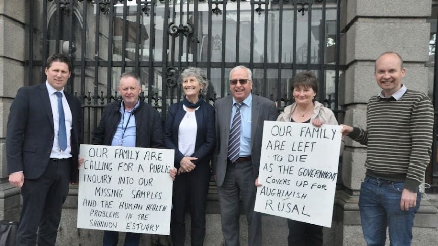 Galway TD one of seven who joined Geoghegan family protest