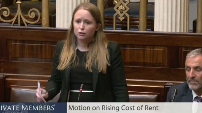 Mairead Farrell says people her age have lost hope of home ownership