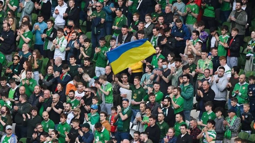 FAI to gift 2,000 tickets to Ukrainian refugee community and €100k to Irish Red Cross Ukraine Crisis appeal