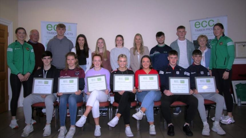 ECC Timber Products GAA Sports Scholarship recipients honoured