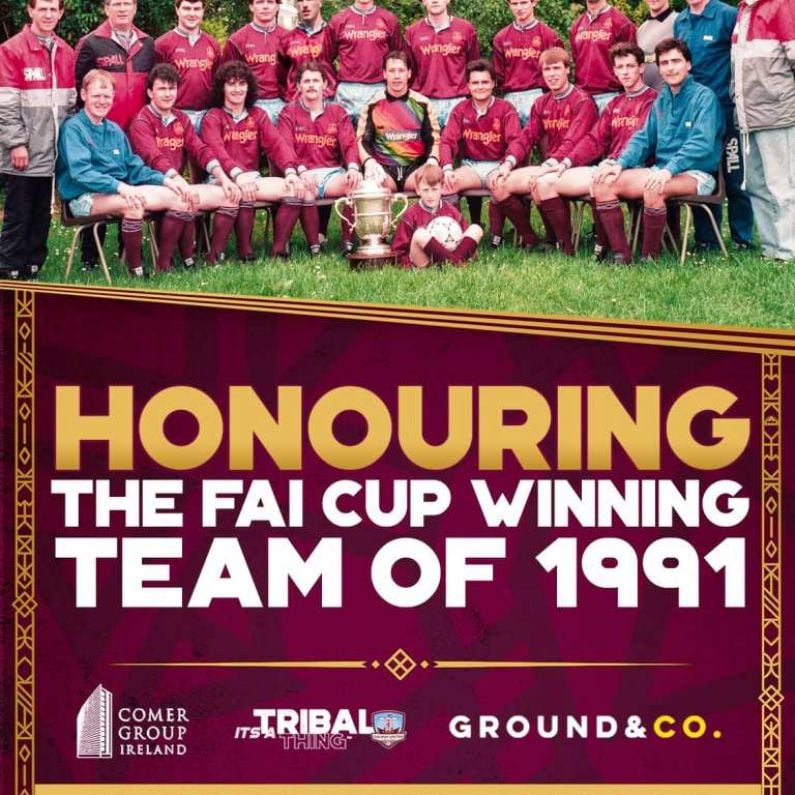 OVER THE LINE SPECIAL - 1991 Galway United FAI Cup Winning Side To Be Honoured Friday