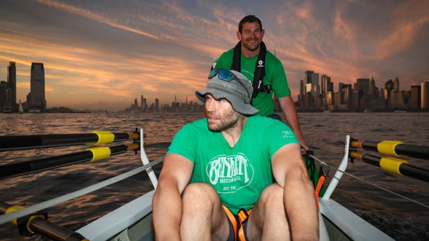 One of two Galway men attempting Atlantic rowboat crossing rescued and hospitalised