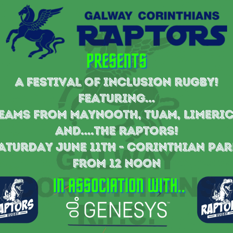 Inclusion Rugby Festival For Galway This Saturday.