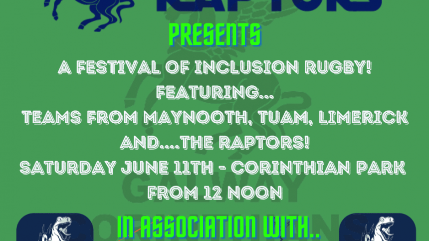 Inclusion Rugby Festival For Galway This Saturday.