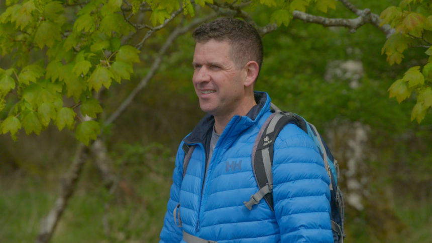 Galway man Darren Frehill visits Lough Derg on RTÉ's new series of Tracks and Trails