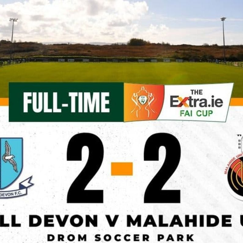 SOCCER: Salthill Devon 2-2 Malahide United (FAI Cup Report)