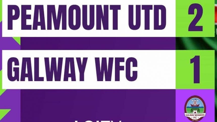 SOCCER: Peamount United 2-1 Galway WFC (Women's National League Round-Up)