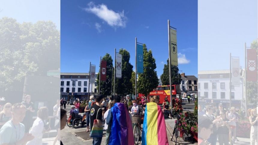 Flag raised at Eyre Square to mark start of Pride Week