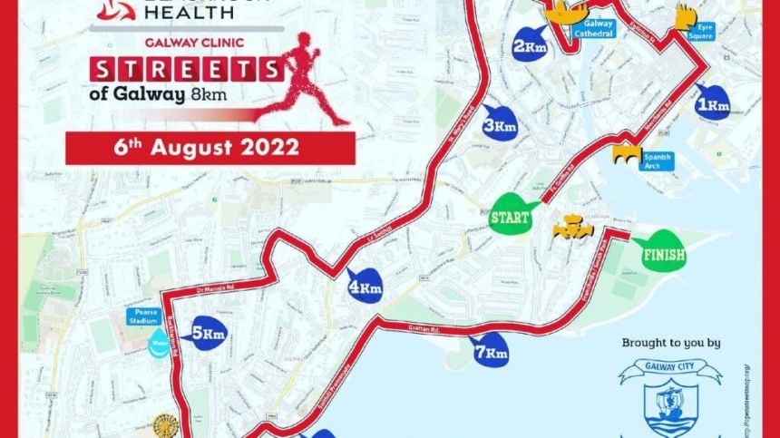 Traffic plan: Pearse Stadium Championship Games on  Saturday/Streets of Galway 8KM road race