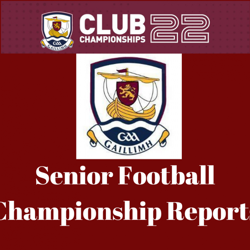 FOOTBALL: Senior Championship Reports Round 1