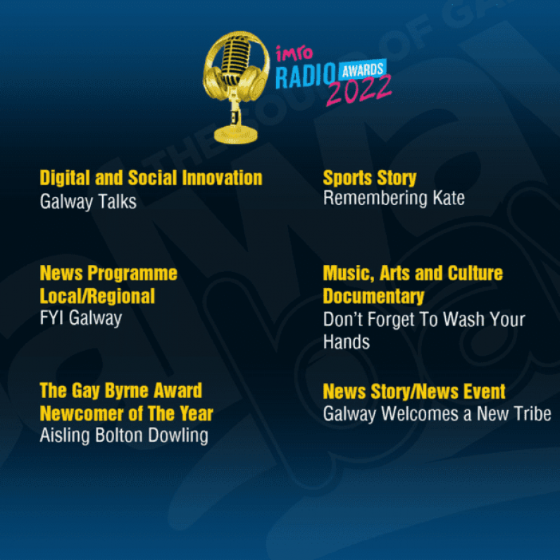 Six nominations for Galway Bay FM in IMRO radio awards