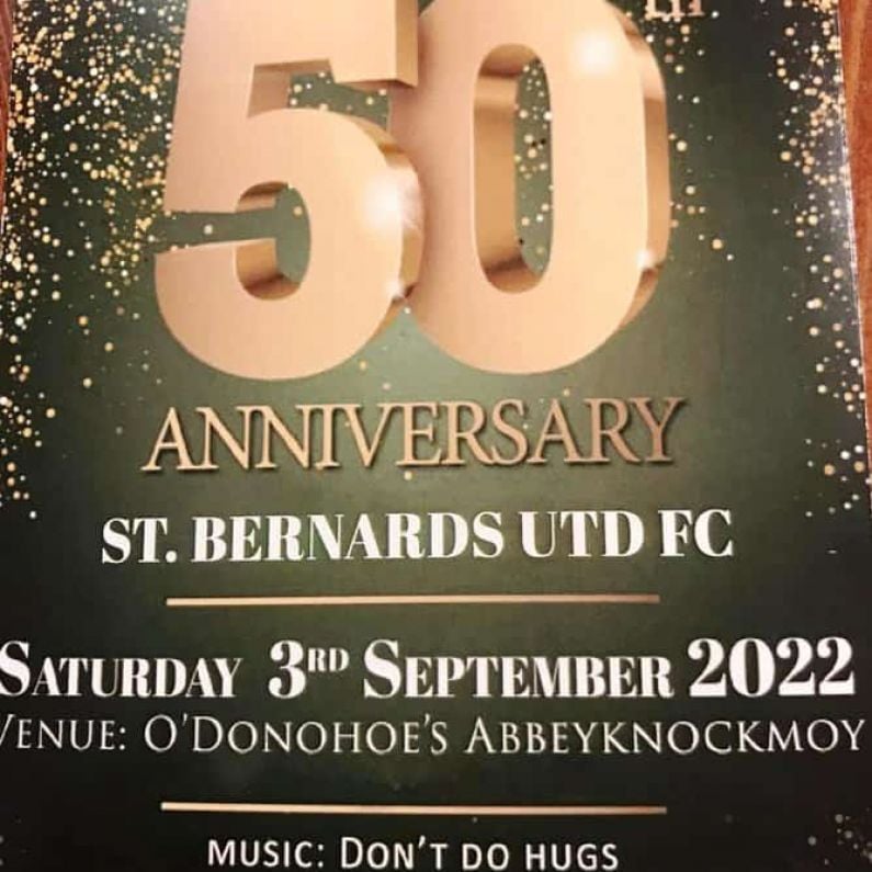 St Bernard's FC Celebrate 50 Years this weekend