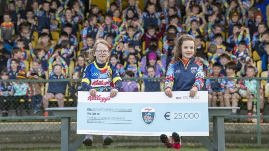 GAA: Mountbellew/Moylough scoops Kellogg’s GAA Cúl Camps on-pack competition top prize of €25,000