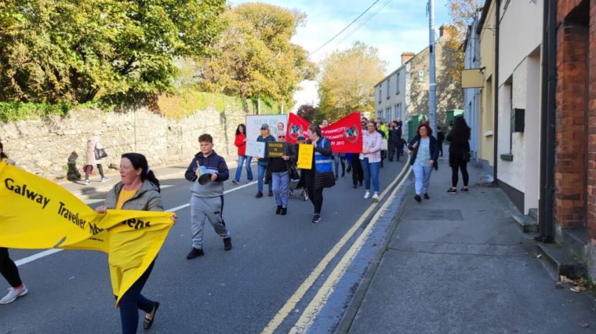 Feature: City protest calls for suspension of councillor over comments on Traveller housing