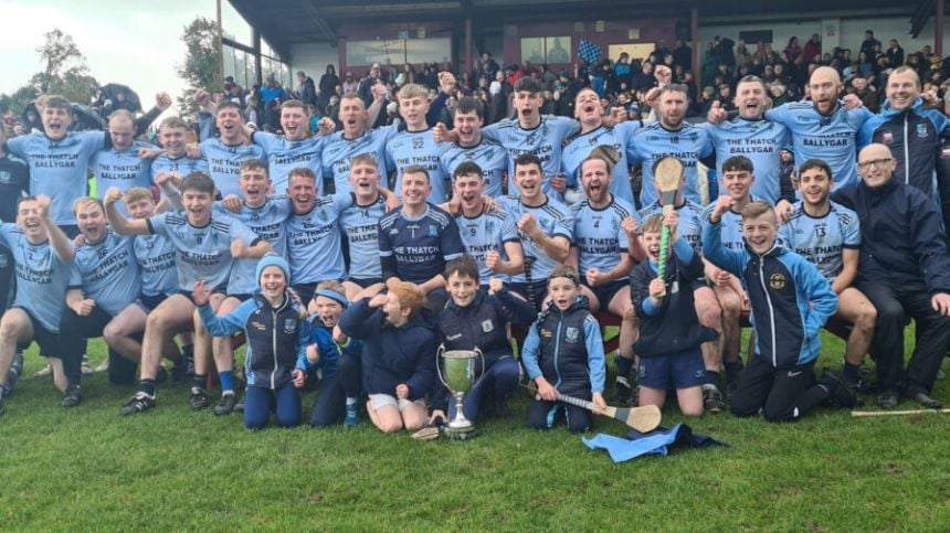 Ballygar hurlers promoted to Intermediate after epic final win