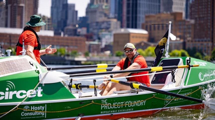 Damian Browne's New York to Galway Row nears completion