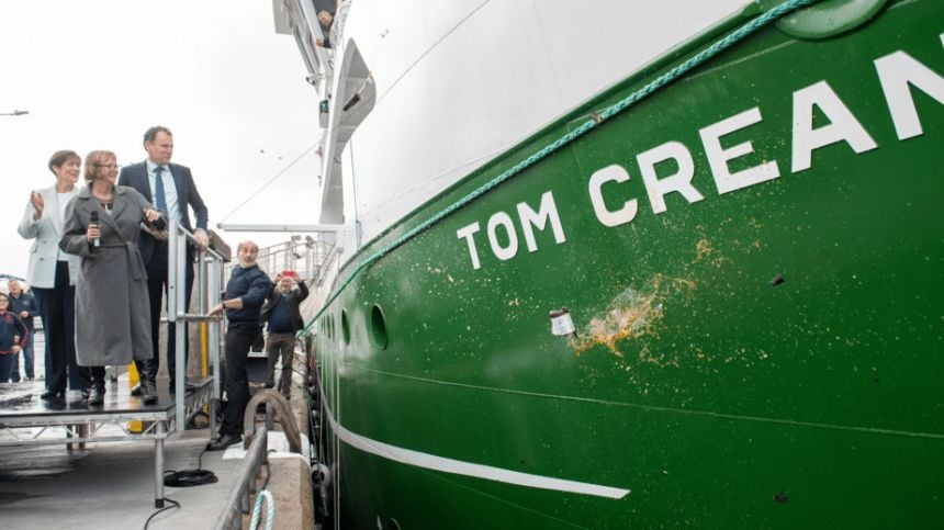 Galway-based RV Tom Crean vessel commissioned today by Agriculture Minister