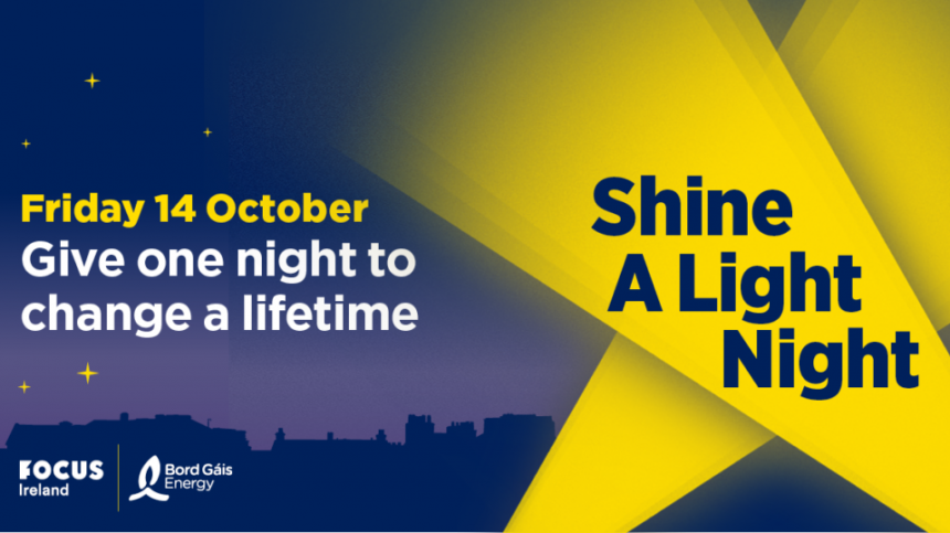 People across the country slept outside last night for Focus Ireland's "Shine A Light Night".