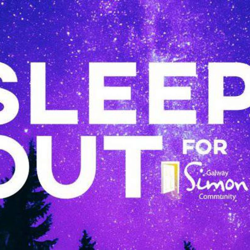 Groups and individuals across Galway, Mayo and Roscommon take part in the Galway Simon Sleep Out