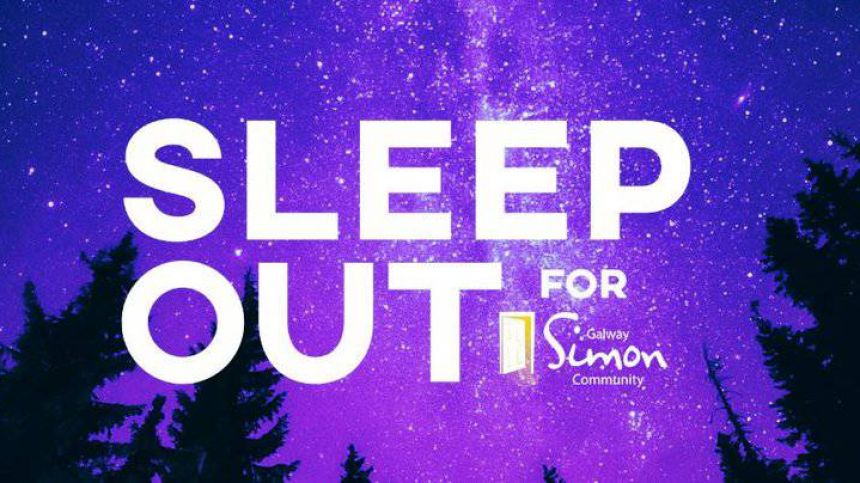 Groups and individuals across Galway, Mayo and Roscommon take part in the Galway Simon Sleep Out