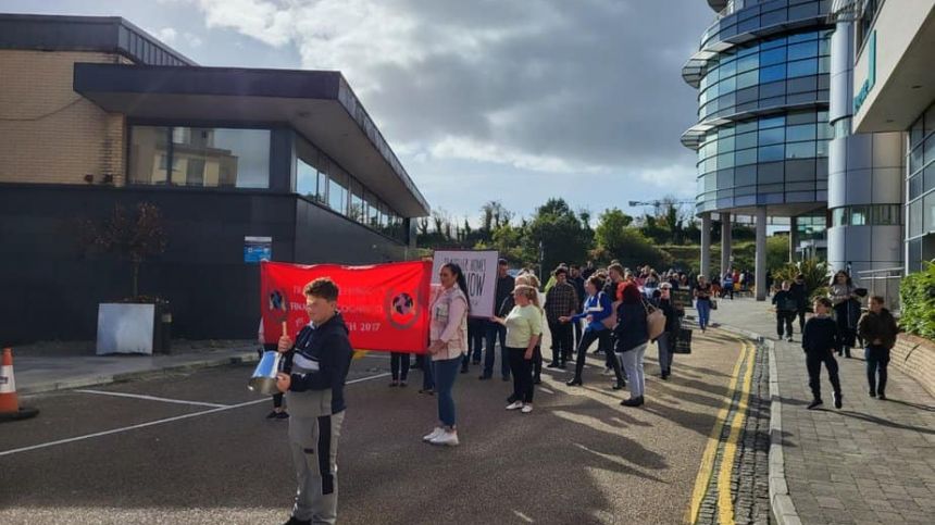 Galway Traveller Movement protests discrimination against Traveller Community