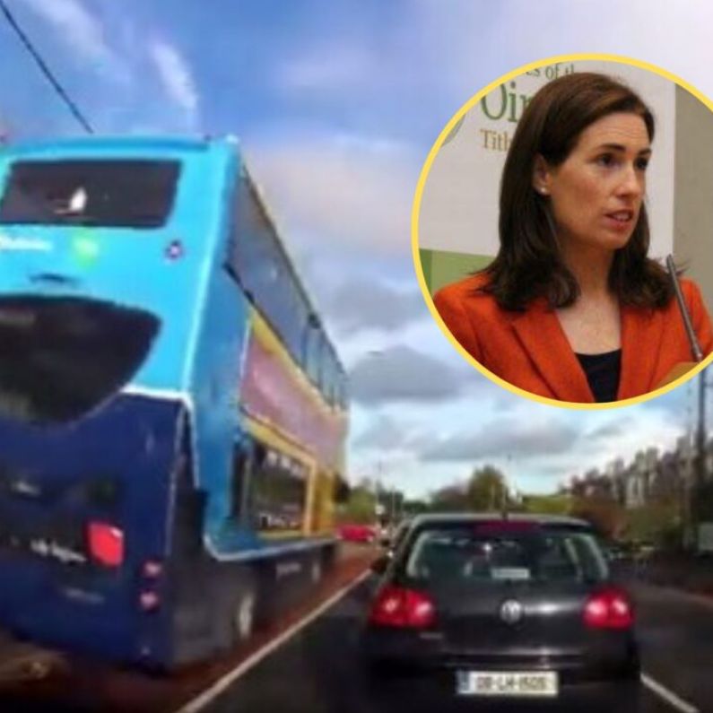 Hildegarde Naughton critical of "disturbing" viral video of Dublin bus driving on footpath