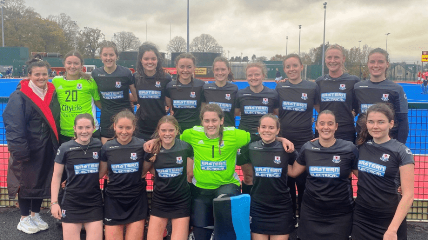 Strong team performance gives Galway Ladies an historic first win in Irish Hockey league