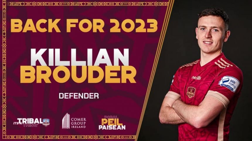 SOCCER: Killian Brouder Signs for Galway United for 2023