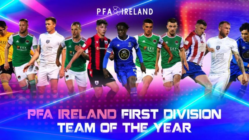 Stephen Walsh, Killian Brouder and Enda Curran named on PFAI First Division team of the year