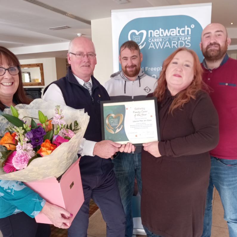 Ballinasloe native named Netwatch Galway Family Carer of the Year