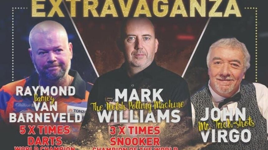 SNOOKER/DARTS: Two World Champions Coming to Loughrea for January Extravaganza