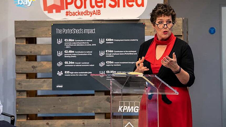 <strong>Enterprise Ireland discuss the recent KPMG report on the PorterShed initiative in Galway </strong> 