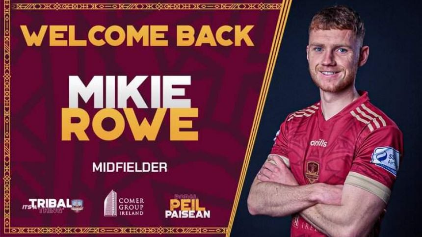 Mikie Rowe Signs for Galway United for 2023