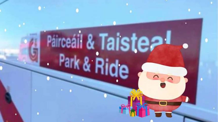 Galway city's Christmas Park and Ride service underway from this morning