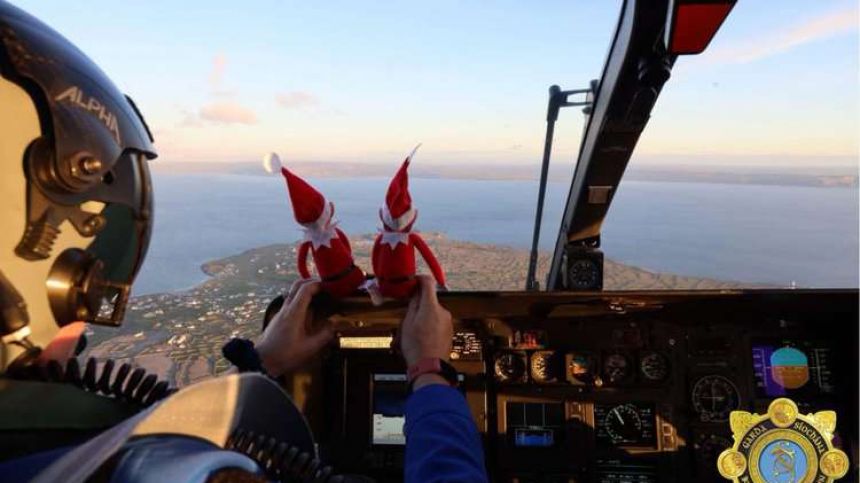 Santa's elves spotted on Inis Mór