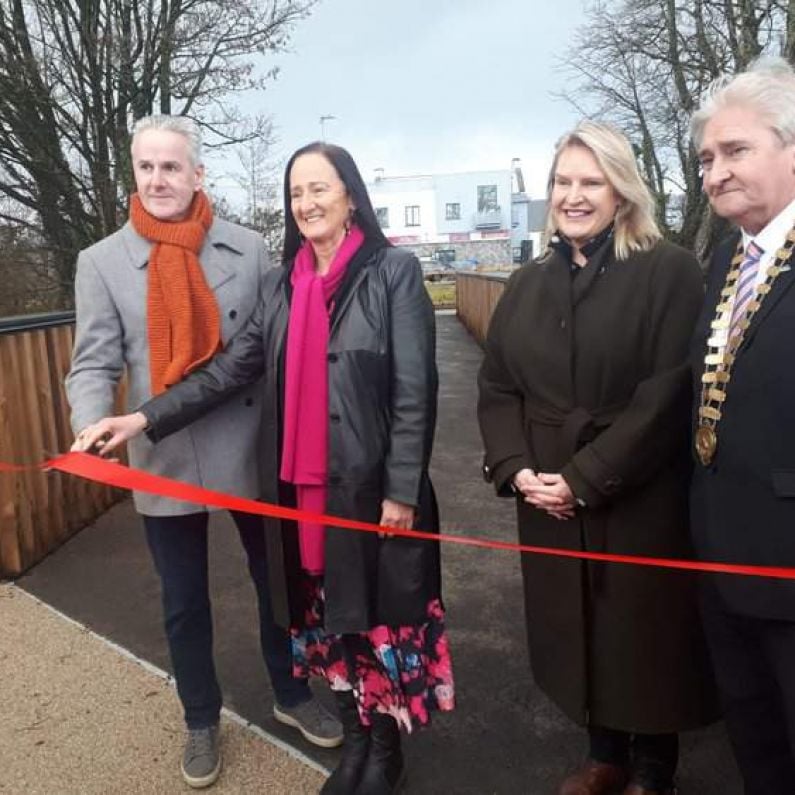 A new pedestrian bridge in Athenry has been named after former local principal Séamus Cullinane