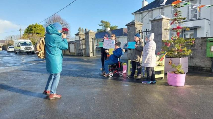 Gort residents protest over ongoing water supply problem