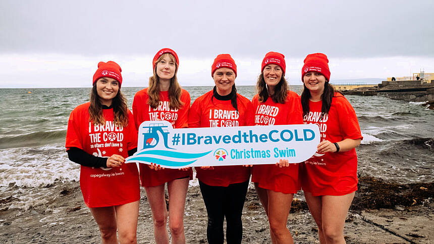 COPE Galway encourages people to join its Annual Christmas Swim